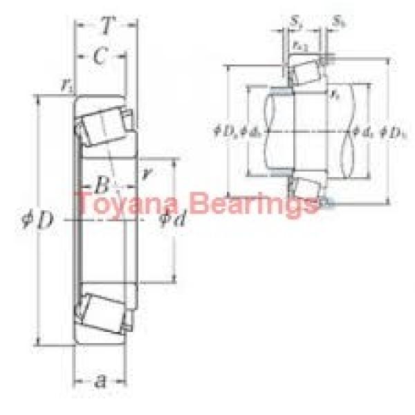 Toyana 355/354A tapered roller bearings #3 image